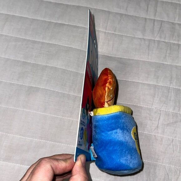 BARK Plush Uncle Stan’s Pretzel & Bucket Squeaky Dog Toy - Picture 4 of 13